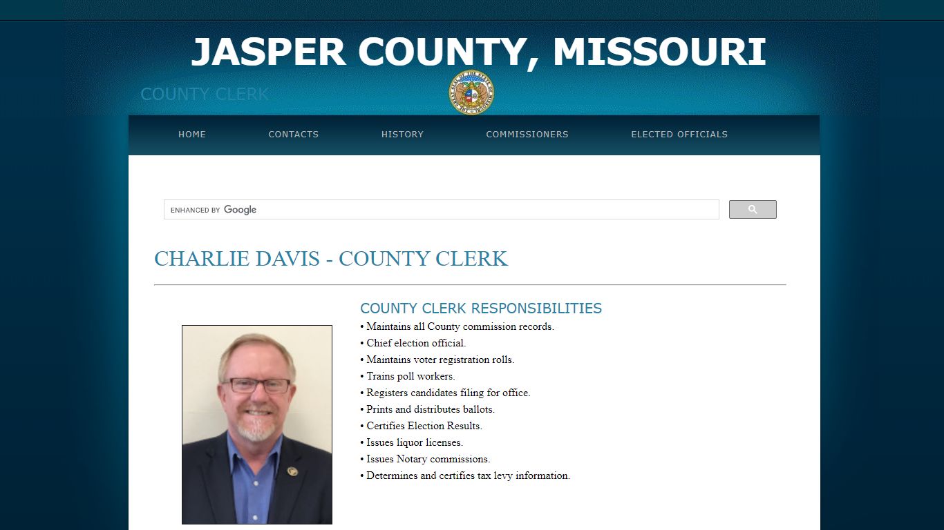 County Clerk - Jasper County, Missouri